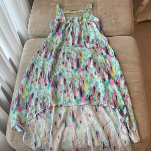 La Roque Original High Low Colorful Sleeveless Dress size Small